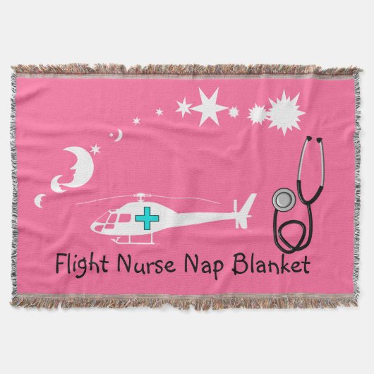 Vluchtzuster Nap Blanket Pink Deken (Voorkant)
