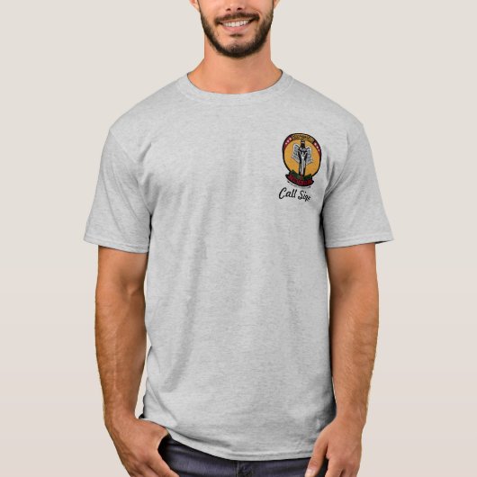 VMFA 235 met fantoomlicht- lichtgekleurd T-shirt (Voorkant)