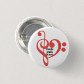 VMS Clef Heart Button (Voorkant /achterkant)