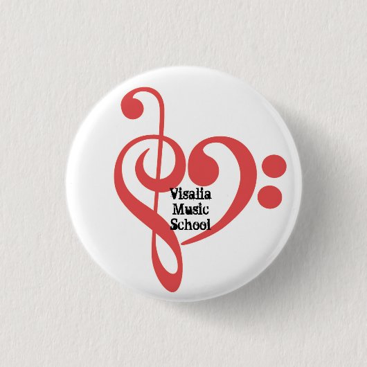 VMS Clef Heart Button (Voorkant)