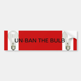 VN-VERBOD OP DE BULB BUMPERSTICKER