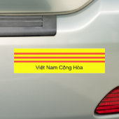 VNCH-vlaggenBumpersticker Bumpersticker (Op auto)