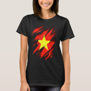 Vnm Vietnamese vlag Vietnamees T-shirt