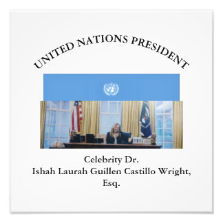 #VNpresident DR. #LAURAHCASTILLOS ESQ. Foto Afdruk