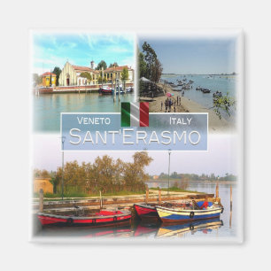 VNT016 SANT'ERASMO, Mosaic, Veneto, Italië, Fridge Magneet