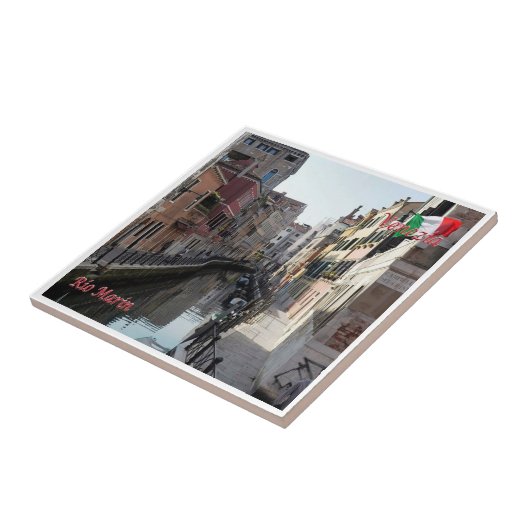 VNT043 VENICE, Rio Marin, Veneto, Italië, Tegeltje (Zijkant)