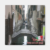 VNT052 VENICE, DE LE DO SPADE BRIDGE, Fridge Magneet (Voorkant)