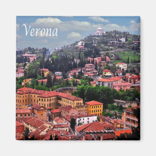 VNT083 VERONA, Panorama, Veneto, Italië, Fridge Magneet