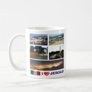 VNT113 JESOLO I Love, Mosaic, Italy, Coffee Mok