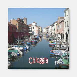 VNT115 CHIOGIA, Port, Veneto, Italië, Fridge Magneet