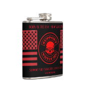 VNVLV MC Worldwide Support Vinyl Wrapped Flask Heupfles (Rechts)