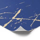 Voar para Rio, Brasil affiche Voyage version bleue (Coin)