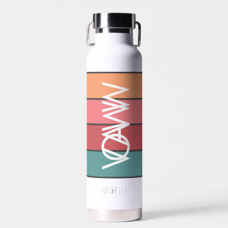 VOAWW Retro Stripes Waterfles