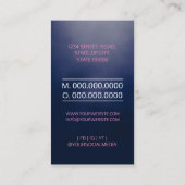 Vocal Coach Singer Visitekaartje (Achterkant)