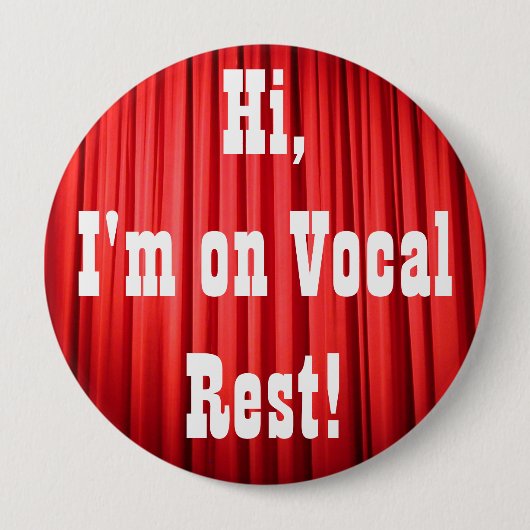 Vocal Rest Button (Voorkant)