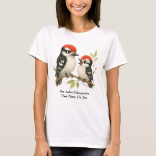 Vocale roodbuikspecht t-shirt