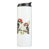 Vocale roodbuikspecht thermosbeker (Gedraaid links)