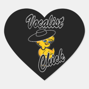 Vocalist Chick #4 Hart Sticker