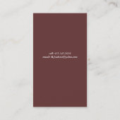 Vocalist Visitekaartje (Achterkant)