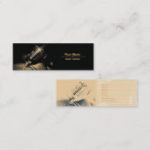 Vocaliste - Carte de profil professionnelle (Devant / Derrière)