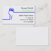 Vocalistisch Visitekaartje (Voorkant / Achterkant)