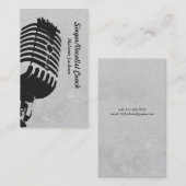 Vocalistische textuur visitekaartje (Voorkant / Achterkant)
