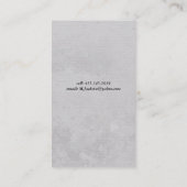 Vocalistische textuur visitekaartje (Achterkant)