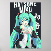Vocaloïde meisjesanime poster (Voorkant)
