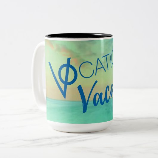 VOcation Vacation Mug (Devant gauche)