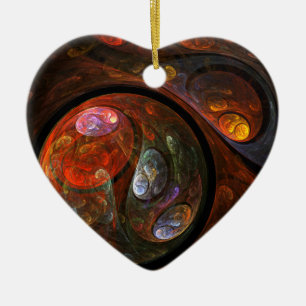 Vochtaansluiting Abstracte kunst hart Ornament