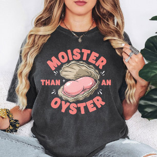 Vochter Dan Een Oester Grappige Eet Pun T-shirt