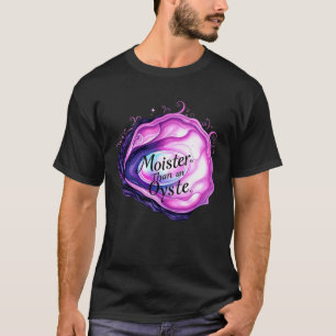 Vochter dan een oester-shirt, retro grappige grafi t-shirt
