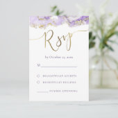 vochtmarmerlavengoud RSVP bruiloft (Staand voorkant)