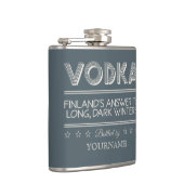 VODKA aangepaste kleurenkolf Heupfles (Rechts)