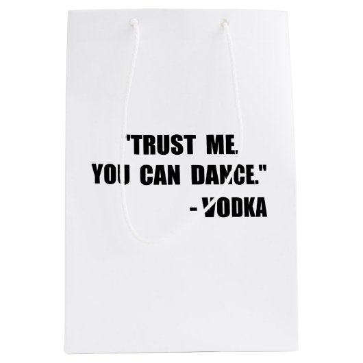 Vodka Dance Medium Cadeauzakje (Voorkant)