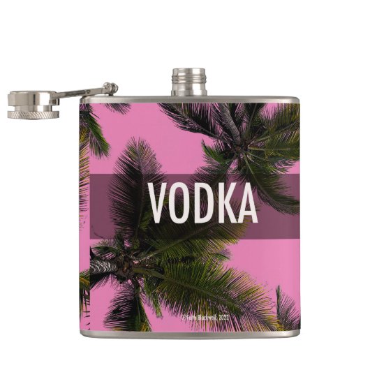 Vodka Flask Heupfles (Geopend)