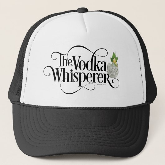 Vodka Whisperer Trucker Hat Trucker Pet (Voorkant)