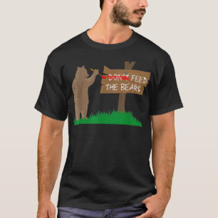 Voed de Beren geen grappige Camping T-shirt