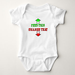 Voed deze grappige baby romper humor