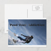 Voed je verslaving aan briefkaart (Voorkant / Achterkant)