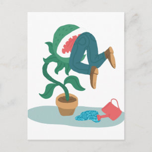 voed me met de vlinderval briefkaart