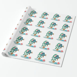voed me met de vlinderval cadeaupapier