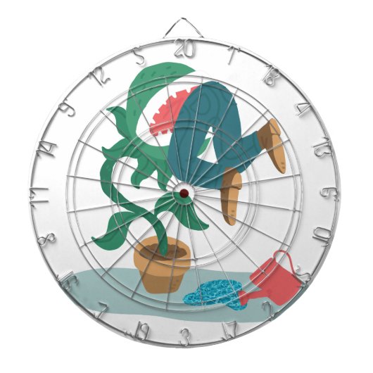 voed me met de vlinderval dartbord (Voorkant)