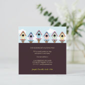 Voederhuizen | Nieuwe kennisgeving thuis Aankondiging (Staand voorkant)