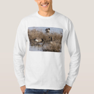 Voedertijd voor Canadese Ganzen T-shirt