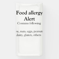 Voeding allergie Alarm voeg tekst toe voedselitems