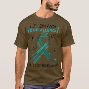 Voeding Allgies Warrior, ik vecht tegen voedselall T-shirt