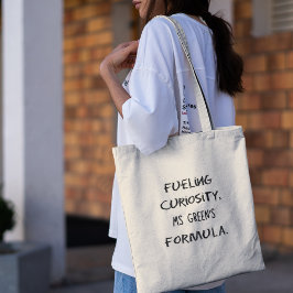 Voeding Curiosity Gepersonaliseerde Chemie Leraren Tote Bag