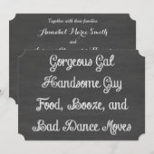 Voeding, drank en slechte dans verplaatsen het kar kaart (Voorkant / Achterkant)