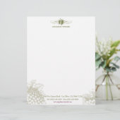 Voeding en Drink. druiven Briefhoofd Ontwerp (Staand voorkant)